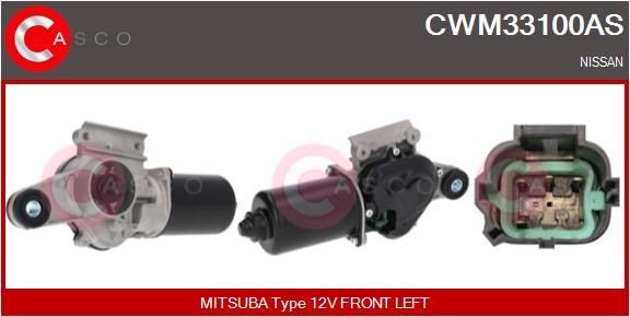 CASCO Stikla tīrītāju motors CWM33100AS CASCO CWM33100AS Logu tīrītāja motoriņš Hyundai TUCSON lēti