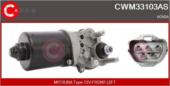 Moteur d'essuie-glace CASCO CWM33103AS CASCO CWM33103AS: Moteur d'essuie-glace Honda ODYSSEY 2007