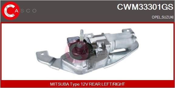 CASCO Motore tergicristallo CWM33301GS CASCO CWM33301GS Motore tergicristallo