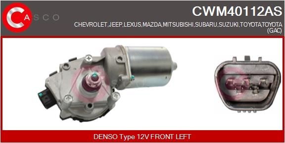 CASCO Pesuri mootor CWM40112AS CASCO CWM40112AS Klaasipuhasti mootor Mazda 3 Hatchback odava hinnaga