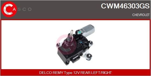 Ruitenwissermotor CASCO CWM46303GS CASCO CWM46303GS Achterruitenwisser, motor CHEVROLET CAPTIVA 2024