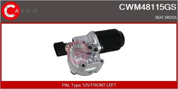 CASCO Ruitenwissermotor CWM48115GS Skoda KAMIQ Achterruitenwisser, motor CASCO CWM48115GS