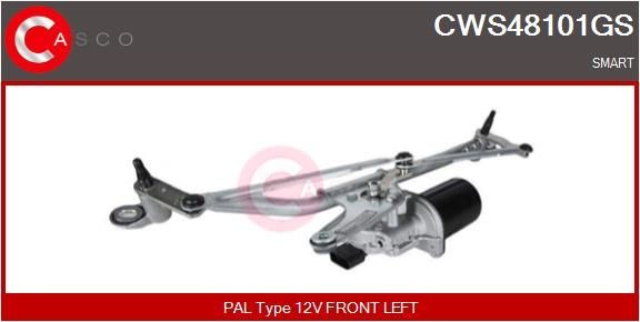 CASCO Lasinpesulaite CWS48101GS CASCO CWS48101GS Smart Roadster Cabriolet pyyhkijän vivusto hinta