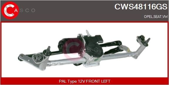 CASCO Scheibenwaschanlage CWS48116GS Wischergestänge CASCO Dodge CARAVAN CWS48116GS