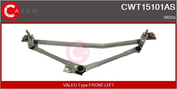 CASCO Tirante de limpa-vidros CWT15101AS CWT15101AS Mecanismo limpador de parabrisa SKODA KODIAQ CASCO