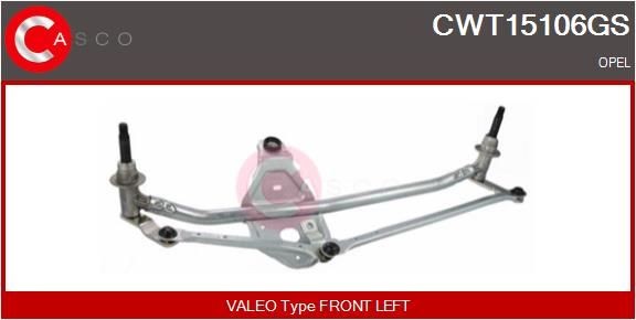 CASCO Viskertræk CWT15106GS Viskertræk CASCO Opel ANTARA CWT15106GS