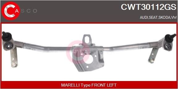 CASCO Ruitenwissermechaniek CWT30112GS CWT30112GS CASCO Ruitenwisser mechaniek Volkswagen goedkoop