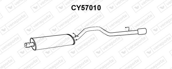 Rear silencer VENEPORTE CY57010 VENEPORTE CY57010 Jeep WRANGLER 2002 Silencer price