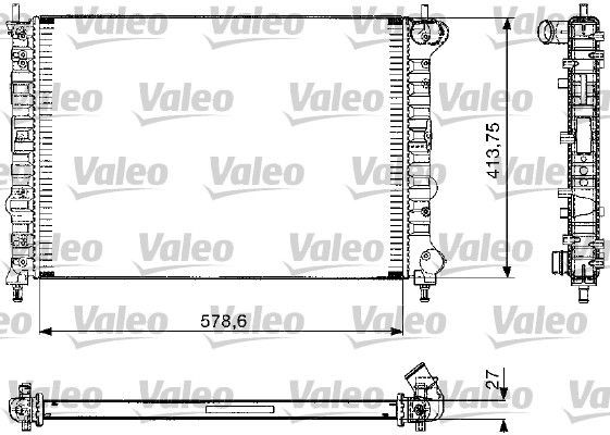 VALEO Kühler, Motorkühlung 732582 Motorkühler VALEO THESIS 732582 günstig
