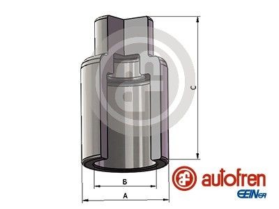 AUTOFREN SEINSA Stempel, bremsekaliper D025640 AUTOFREN SEINSA D025640 Granta Hatchback (2192) Bremsestempel originale pris