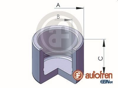 AUTOFREN SEINSA Stempel, bremsecaliper D025651 AUTOFREN SEINSA D025651 Stempel bremseklave Land Rover Freelander Cabrio pris