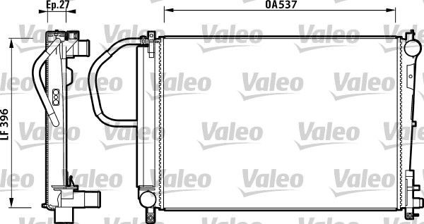 VALEO Ψυγείο, ψύξη κινητήρα 732883 VALEO 732883 Ψυγειο νερου Peugeot 407 φθηνά