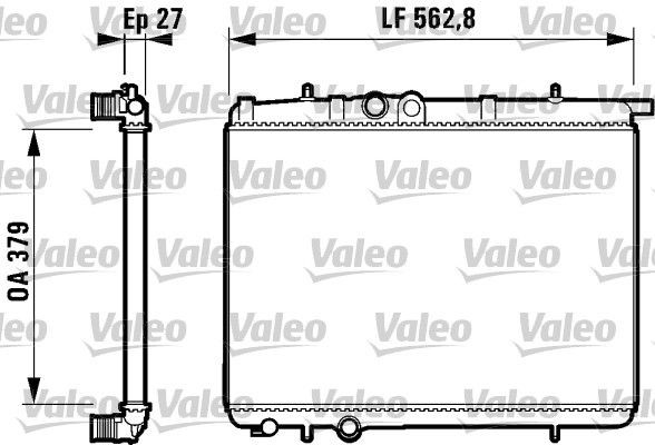 VALEO Radiateur du moteur 732910 VALEO 732910 Radiateur de refroidissement moteur LAND ROVER DISCOVERY d'origine
