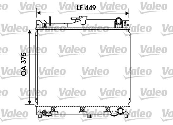 VALEO Radiateur 734170 VALEO 734170 Radiator Volvo V50 originele