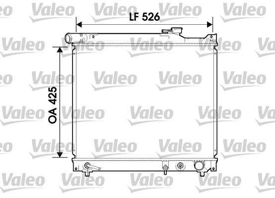 VALEO Radiaator, mootorijahutus 734214 Radiaator VALEO VITARA 734214 odav