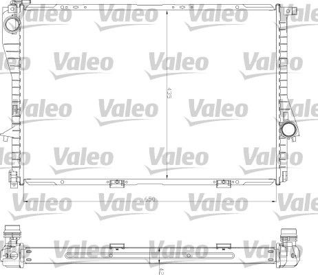 Radiateur du moteur VALEO 734277 VALEO 734277: Module de refroidissement BMW Série 5 2001