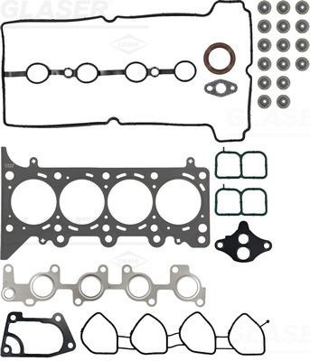 GLASER Jogo de juntas, cabeça do cilindro D38552-00 Jogo de juntas alta motor GLASER TRAX D38552-00 baratos