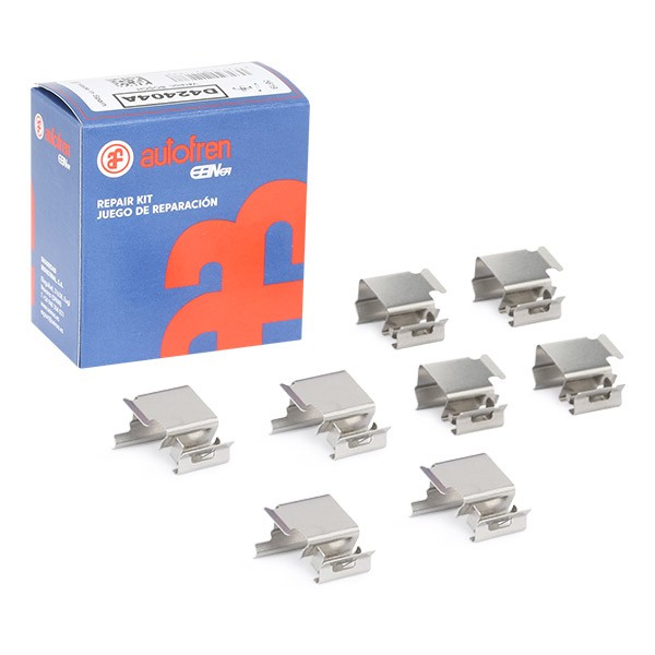 AUTOFREN SEINSA Monteringssett, bremseklosser D42404A Tibehørsett, skivebremse belegg AUTOFREN SEINSA SHUTTLE D42404A billige