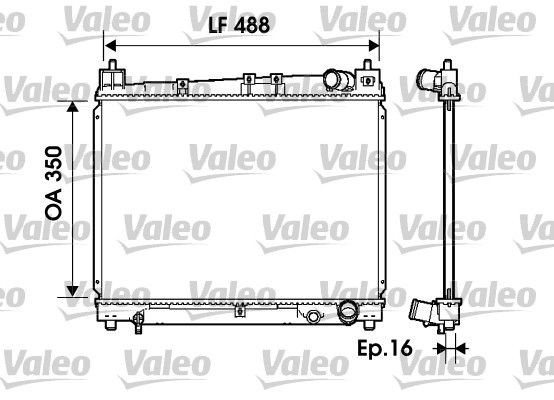 VALEO Radiateur 734840 Radiateur VALEO TERCEL 734840 goedkoop