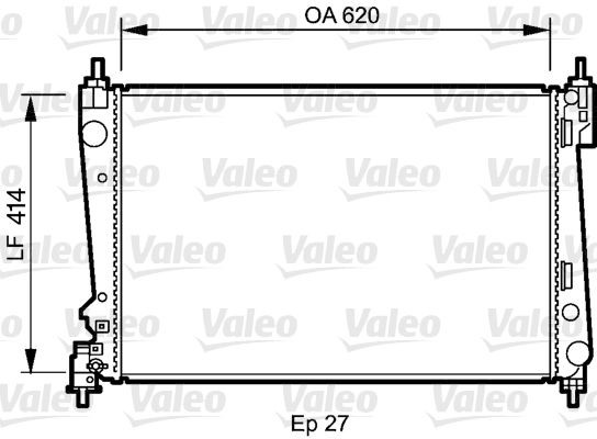 VALEO Radiators, Motora dzesēšanas sistēma 735041 Ūdens radiatori VALEO ALFASUD 735041 lēti