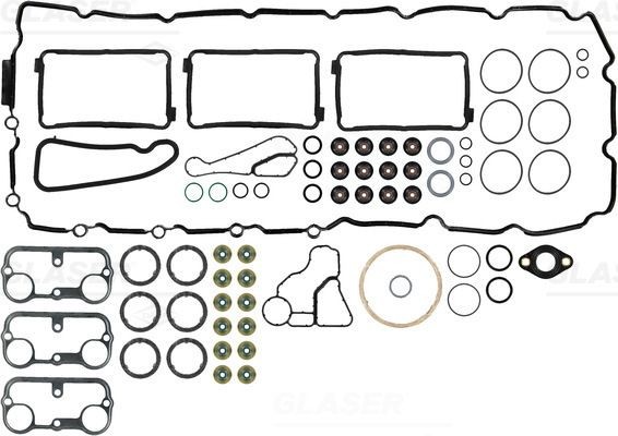 GLASER Tetningssett, topplokk D90194-00 Tetningssett topplokk GLASER BMW 2-serie D90194-00
