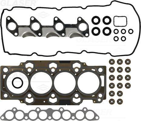 GLASER Sotningssats D90282-00 D90282-00 GLASER packningssats topplock KIA K2500
