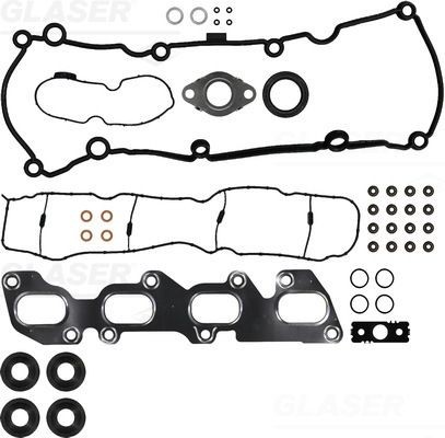 GLASER Pakkingsset, cilinderkop D90290-00 D90290-00 Kopset Volkswagen TOURAN GLASER