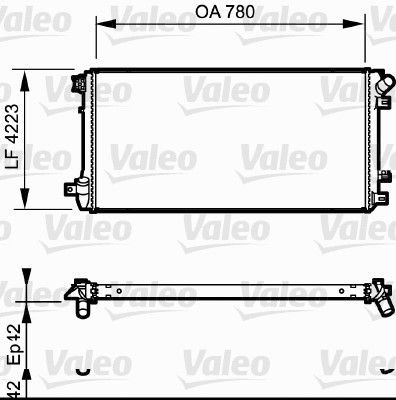VALEO Radiatore motore 735112 VALEO 735112 Radiatore Nissan Interstar Van prezzo