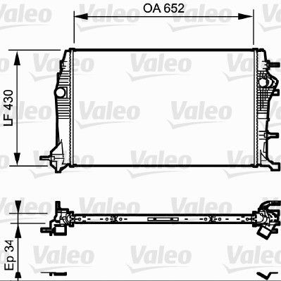 Radiateur VALEO 735181 VALEO 735181 Radiateur RENAULT GRAND SCÉNIC 2010
