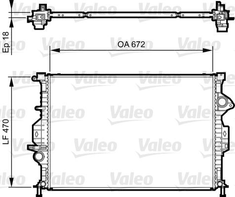 Ψυγείο, ψύξη κινητήρα VALEO 735373 VALEO 735373: Ψυγειο νερου Volvo V70 2008