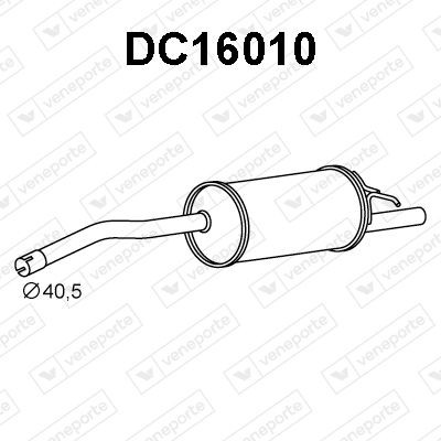 VENEPORTE Πίσω σιλανσιέ DC16010 DC16010 VENEPORTE Πίσω σιλανσιέ Dacia φθηνά
