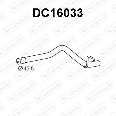 VENEPORTE Tubo gas scarico DC16033 DC16033 Tubo gas scarico VENEPORTE DACIA DUSTER costo