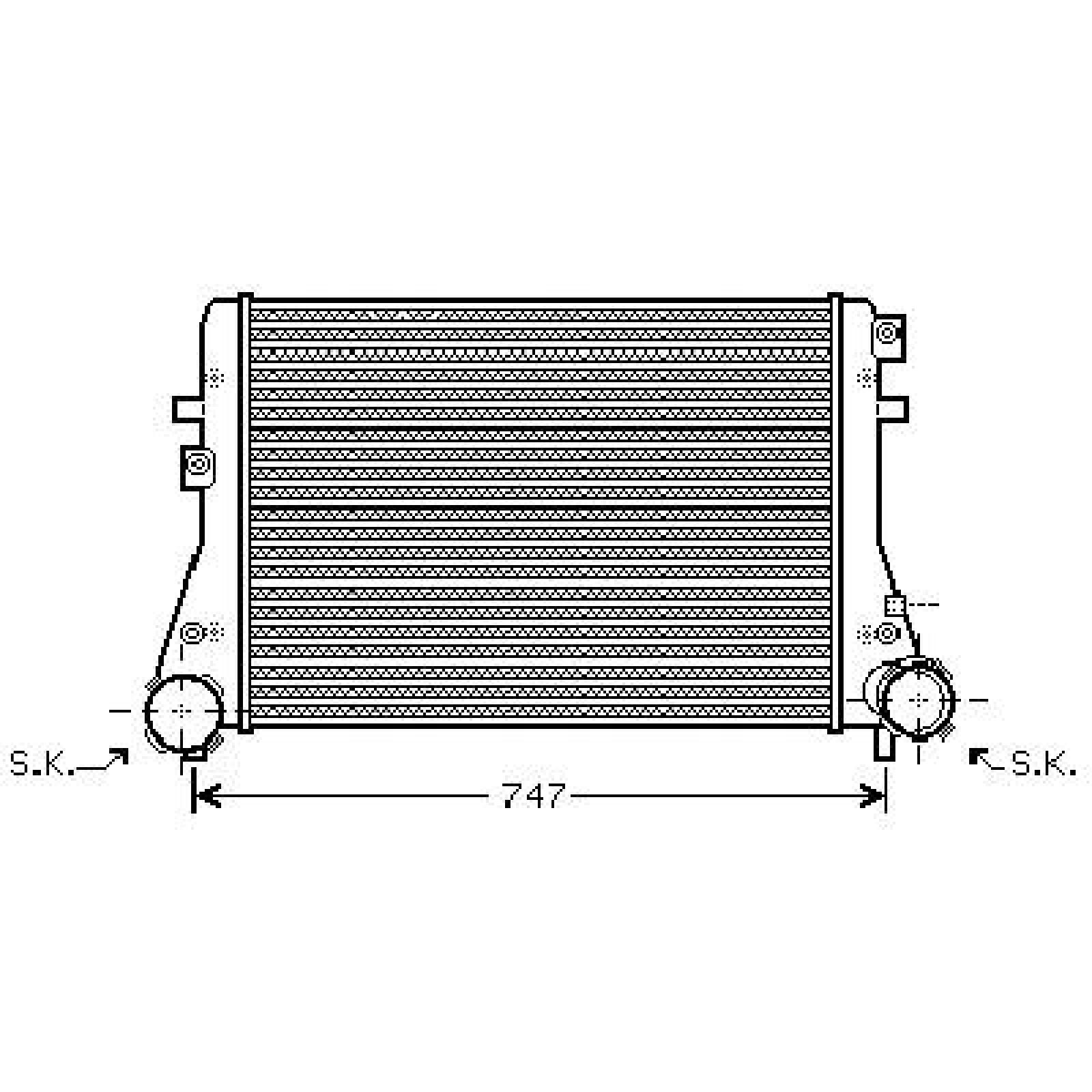 DIEDERICHS Intercooler DCA1001 RENAULT DIEDERICHS intercooler charger DCA1001