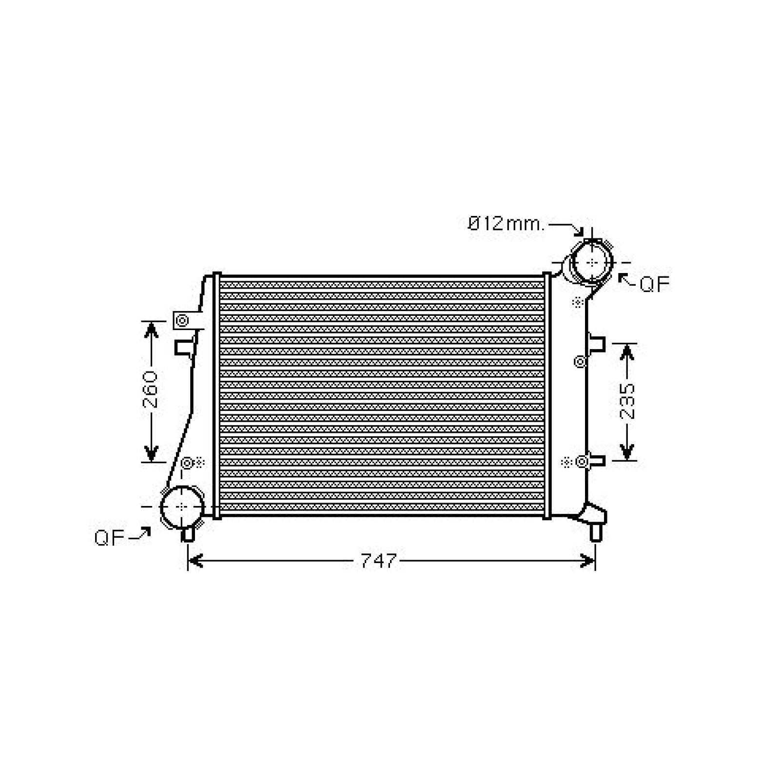 DIEDERICHS Ιντερκούλερ DCA1019 Intercooler AUDI DIEDERICHS DCA1019