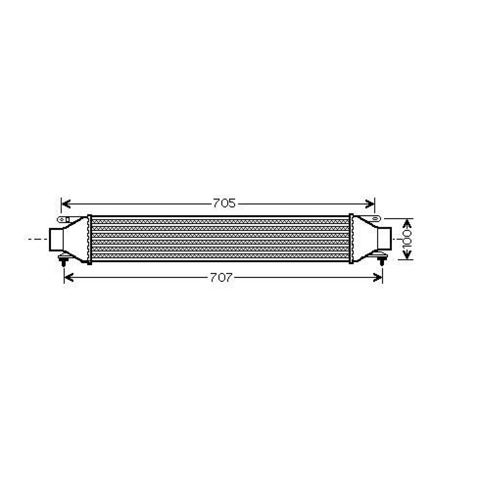 DIEDERICHS Intercooler DCA1034 RENAULT DIEDERICHS intercooler DCA1034