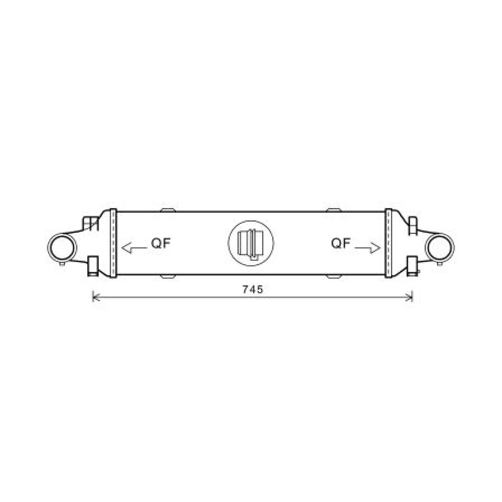 DIEDERICHS Intercooler DCA1039 DIEDERICHS DCA1039 Échangeur Mercedes C218 pas cher
