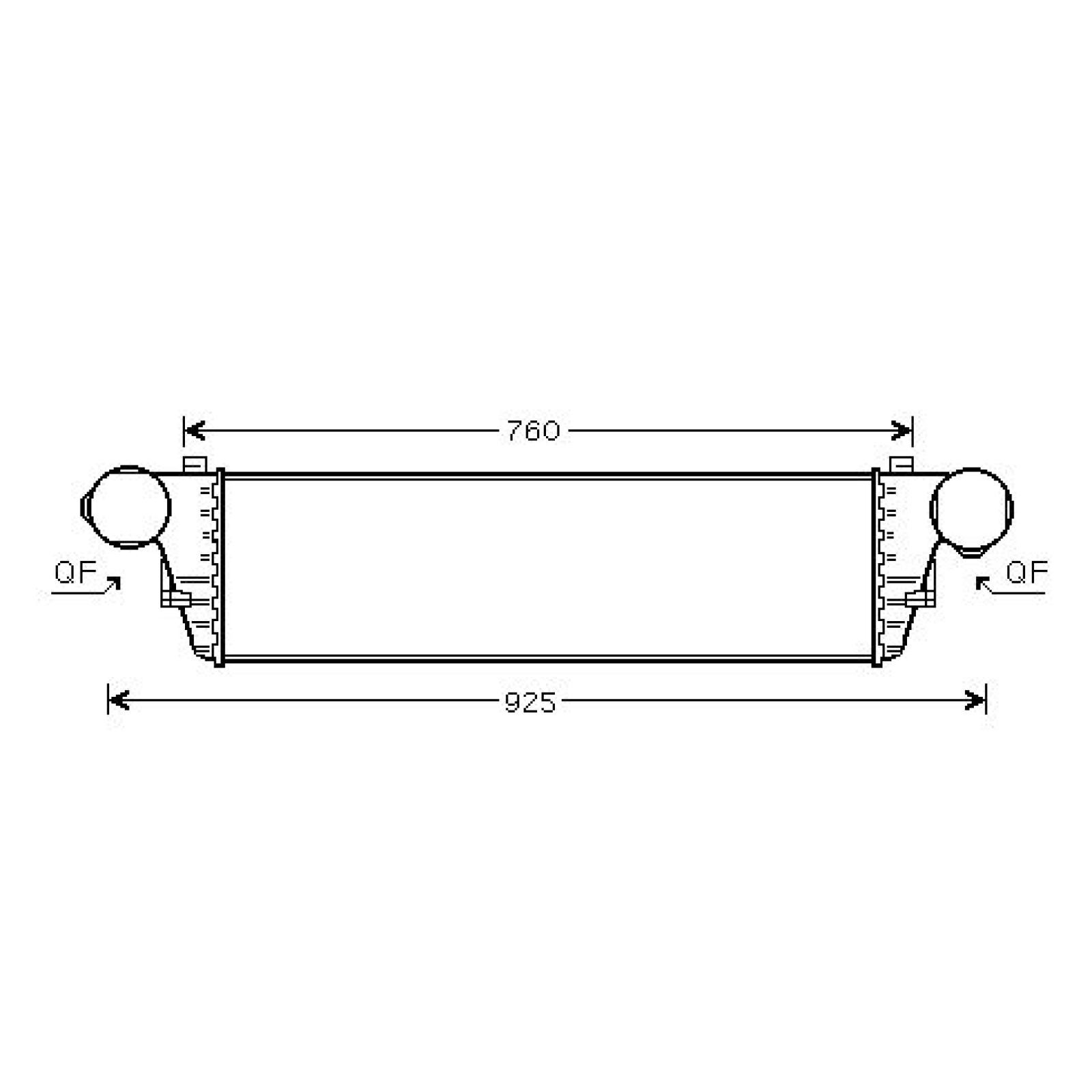 DIEDERICHS Interkūlers DCA1044 Starpdzesētājs MERCEDES-BENZ DIEDERICHS DCA1044