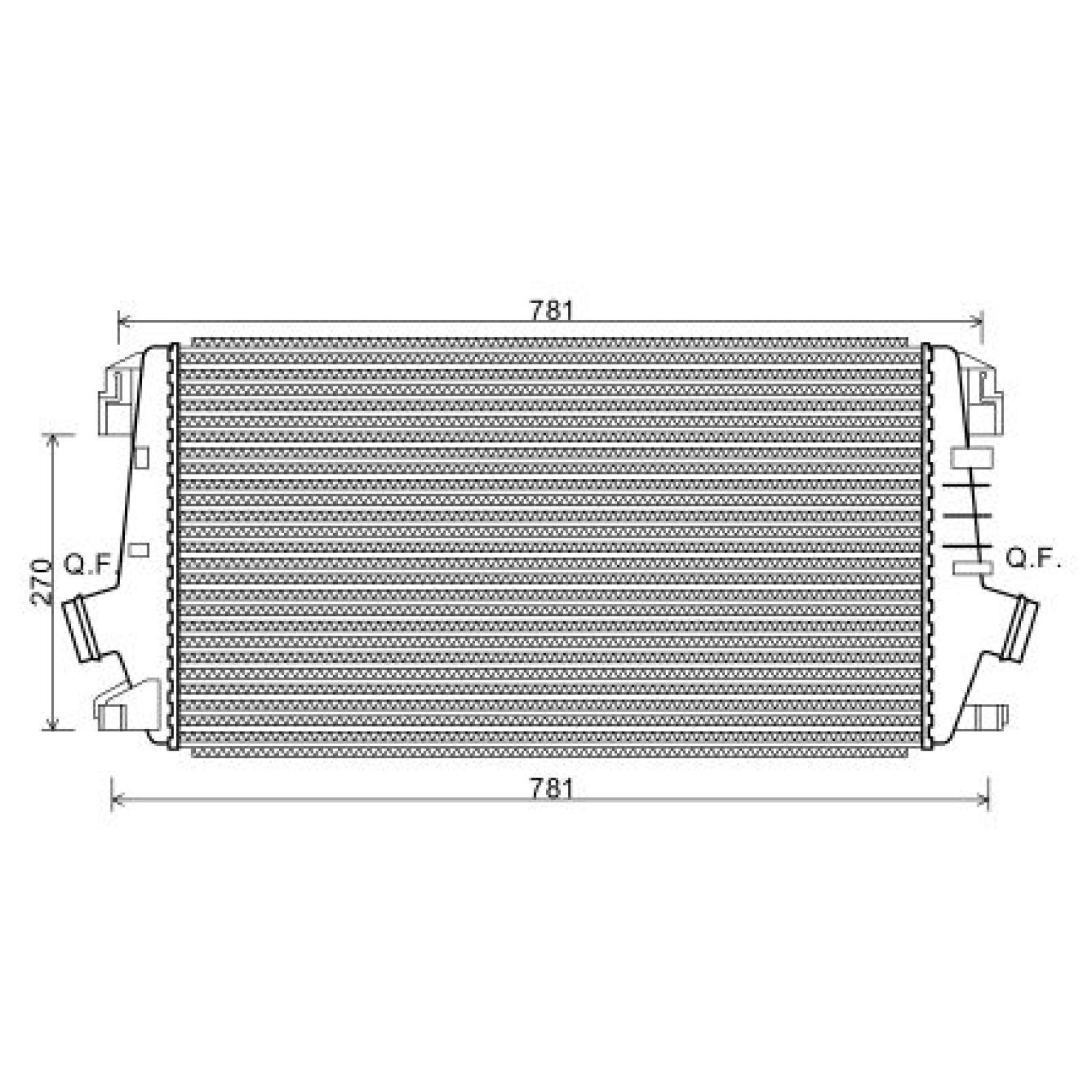 Intercooler DIEDERICHS DCA1067 DIEDERICHS DCA1067: Intercooler Chevy ORLANDO 2021