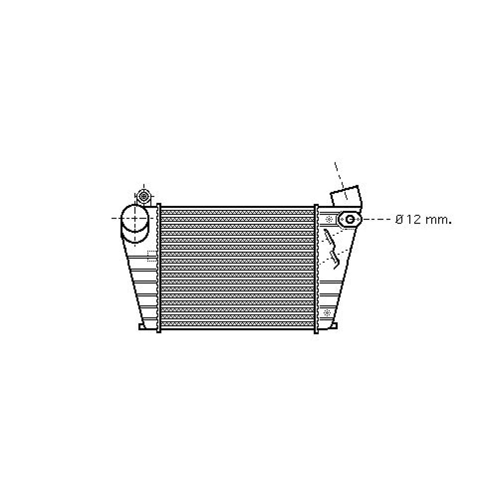 DIEDERICHS Intercooler DCA1080 Radiator intercooler VOLVO DIEDERICHS DCA1080
