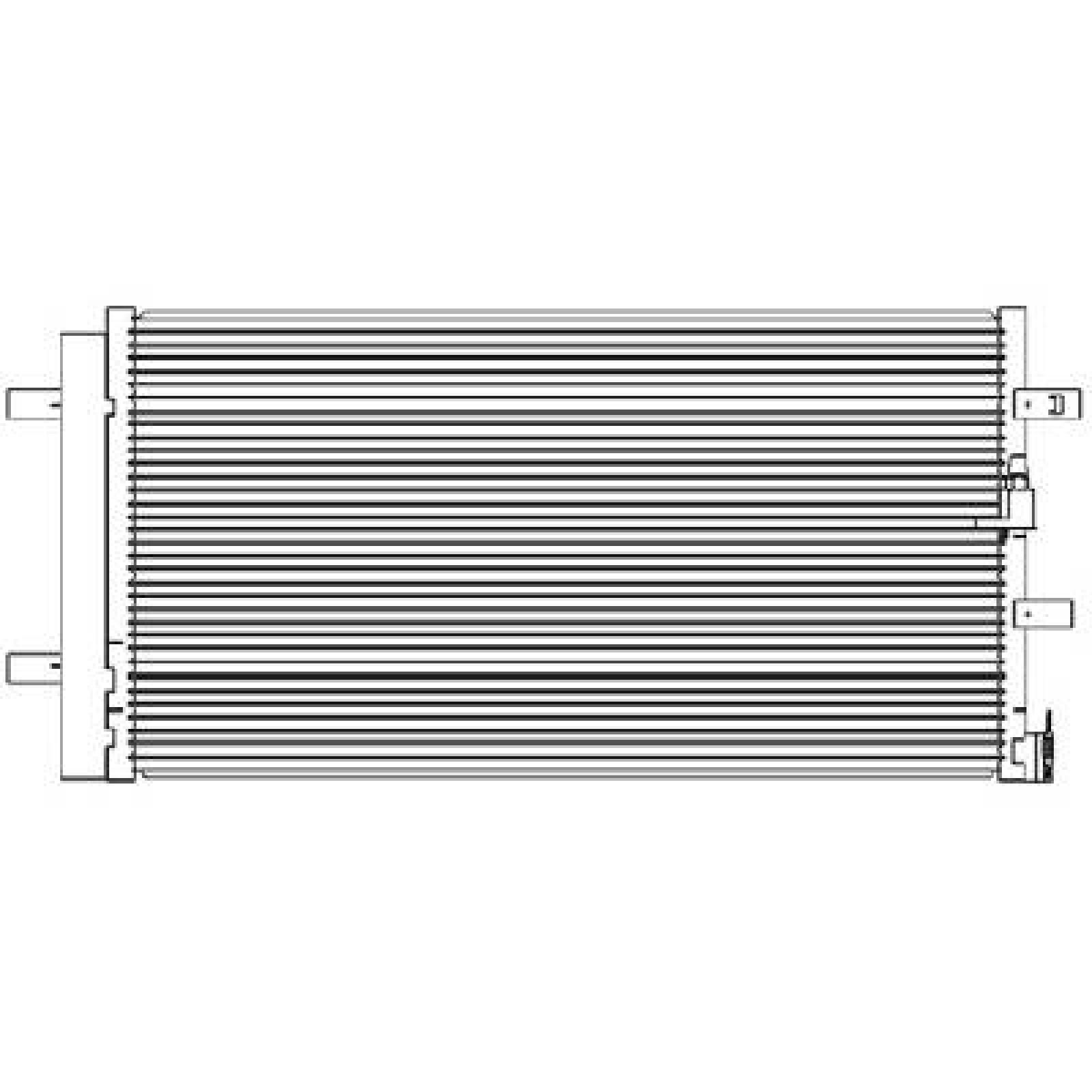 DIEDERICHS Kondensator, klimaanlegg DCC1037 AC kondensator DIEDERICHS RIO DCC1037 billige