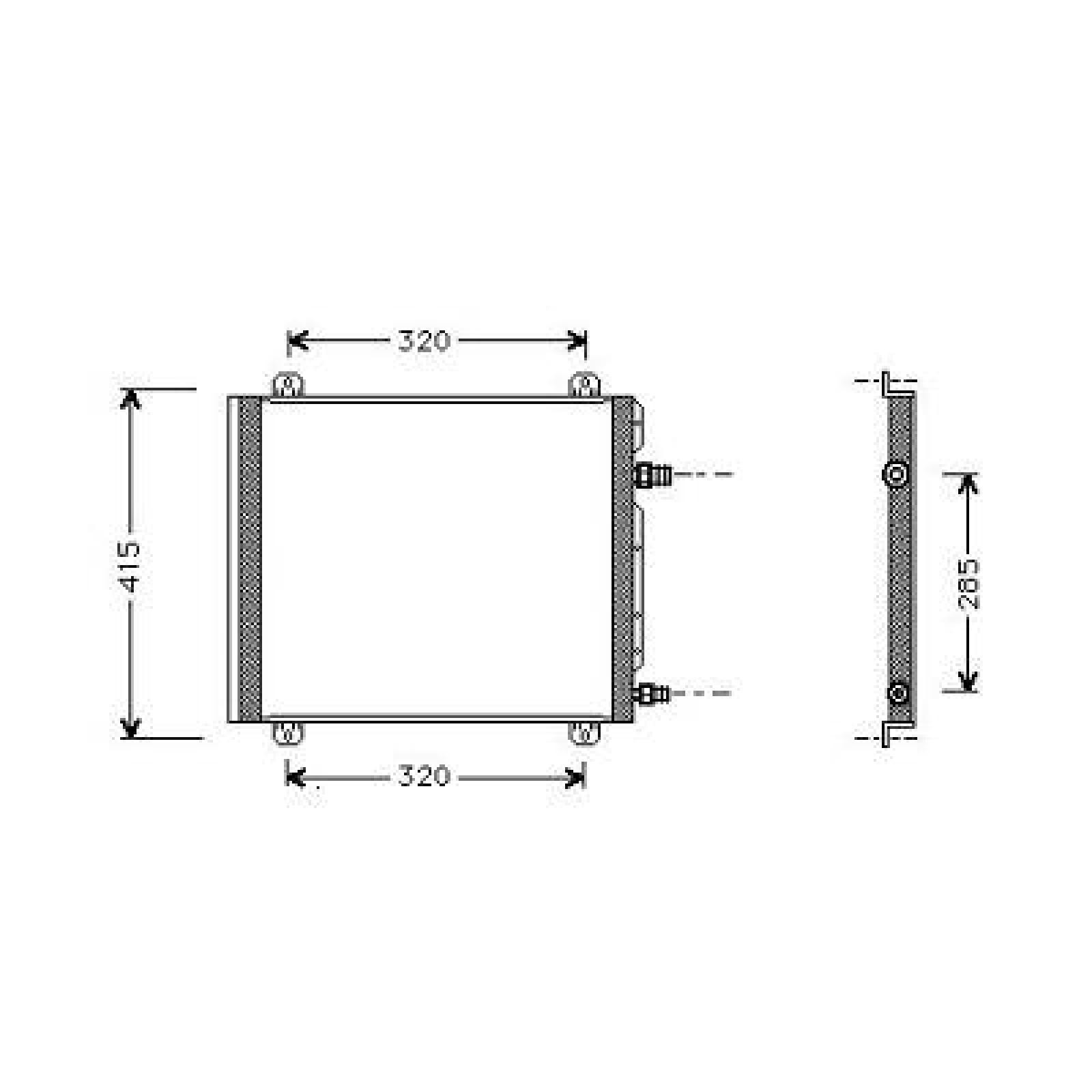 DIEDERICHS Kondensaator, kliimaseade DCC1328 DIEDERICHS DCC1328 Kliimaradiaator Twingo c06 originaal hind