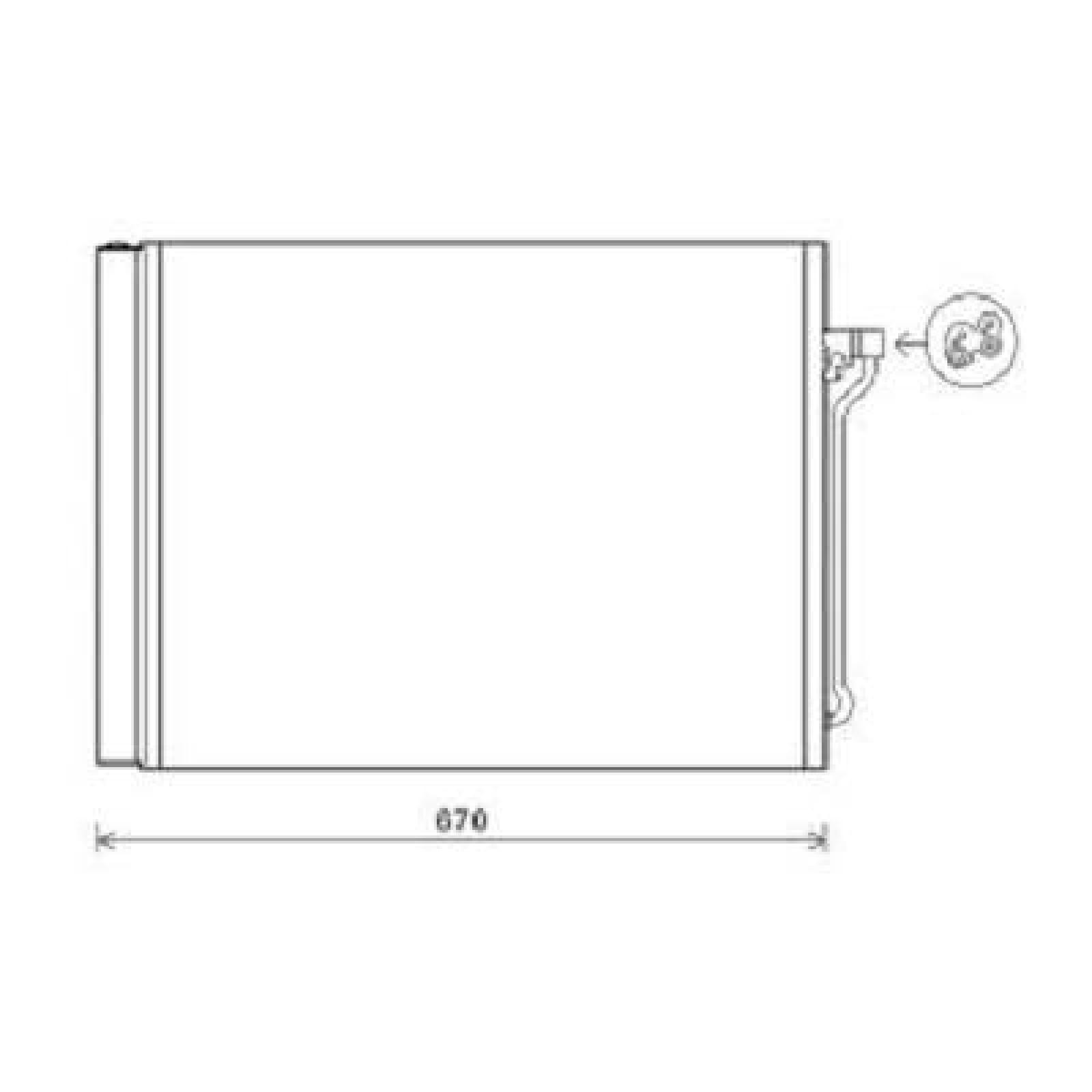 DIEDERICHS Air conditioning condenser DCC1574 DCC1574 DIEDERICHS ac condenser KIA MAGENTIS