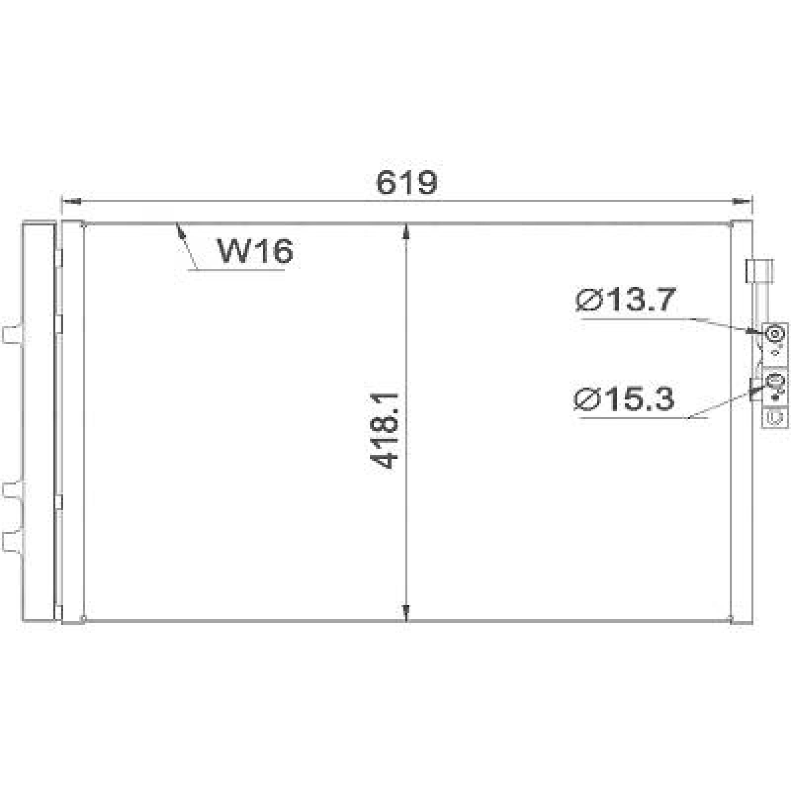 DIEDERICHS Condensatore climatizzatore DCC1581 DCC1581 Radiatore aria condizionata DIEDERICHS BMW Serie 4 costo