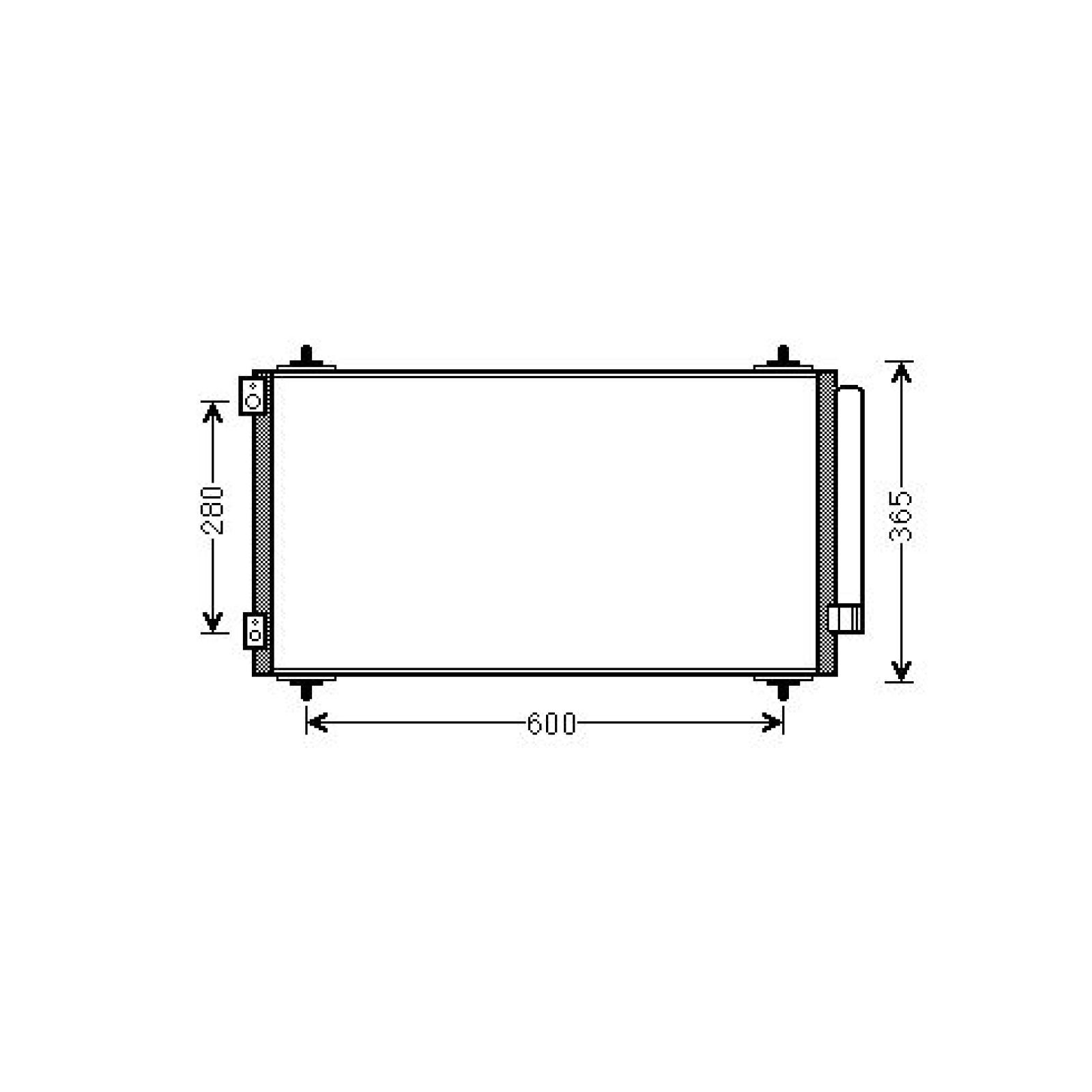DIEDERICHS Condensor voor airco DCC1597 Airco-radiateur DIEDERICHS DOBLO DCC1597 goedkoop