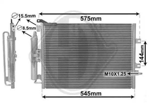 DIEDERICHS Condensor voor airco DCC1766 Condensator voor airco DIEDERICHS LEONE DCC1766 goedkoop