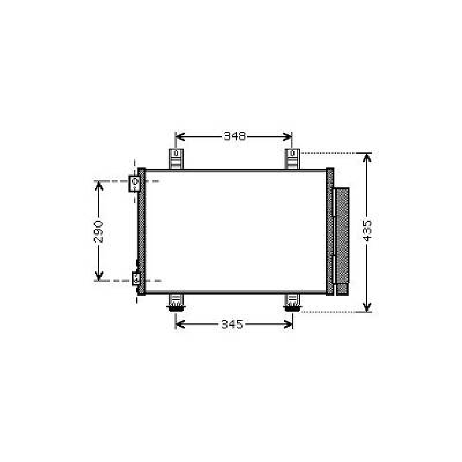 DIEDERICHS Kondensaator, kliimaseade DCC1792 DIEDERICHS DCC1792 Kliimaradiaator Splash Hatchback hind