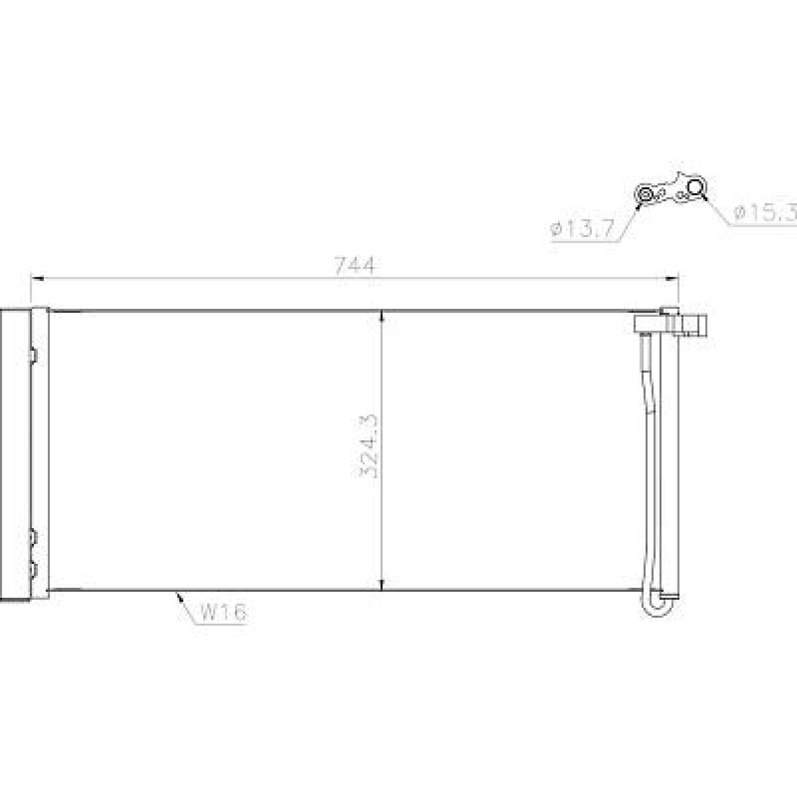 DIEDERICHS Condenseur, climatisation DCC1876 Condenseur de climatisation DIEDERICHS OUTLANDER DCC1876 pas cher