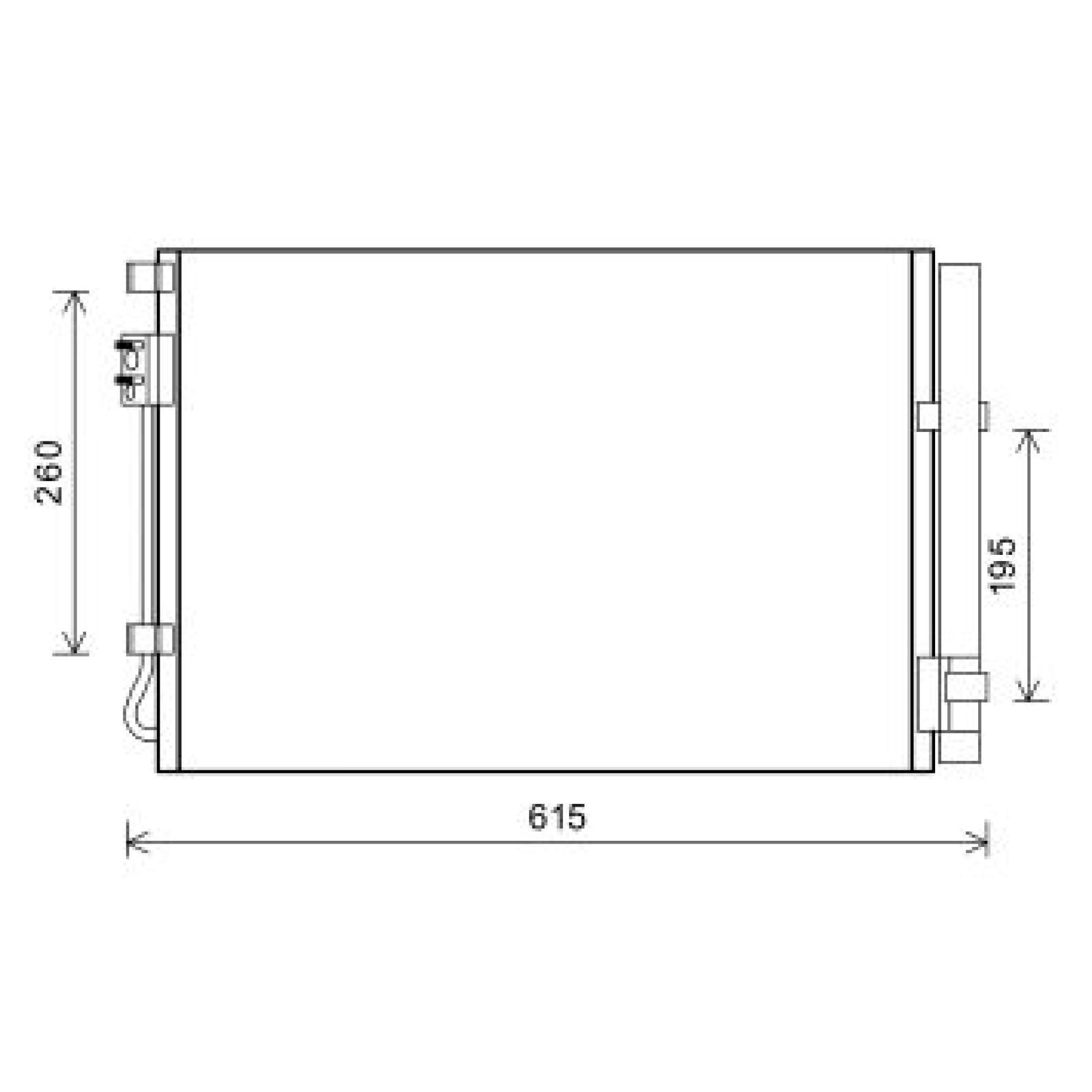 DIEDERICHS Kondensator, klimaanlæg DCC1913 DCC1913 Aircondition kondensator HYUNDAI H-1 Kasse DIEDERICHS