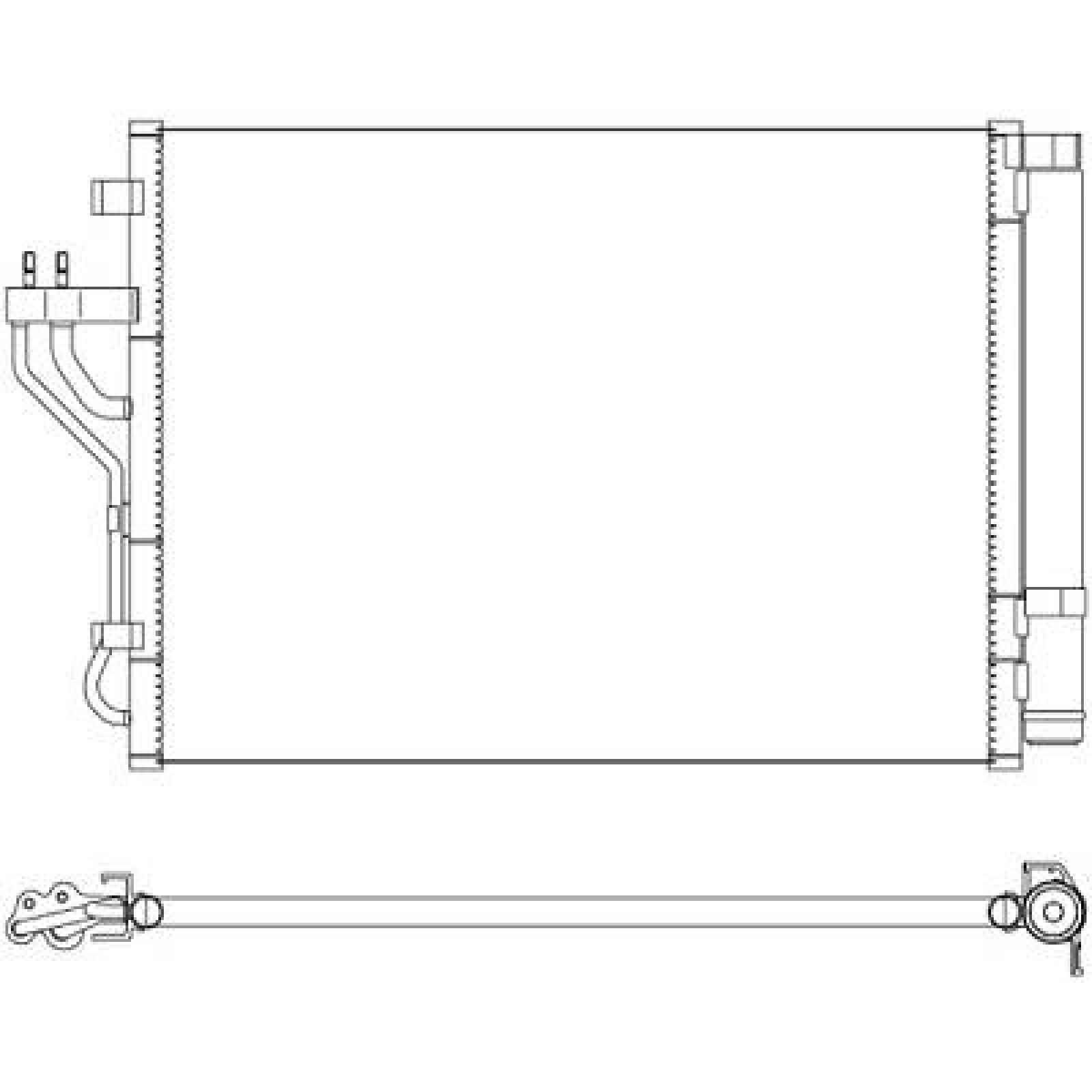 DIEDERICHS Condensor voor airco DCC1915 Airconditioning condensor DIEDERICHS i30 DCC1915 goedkoop