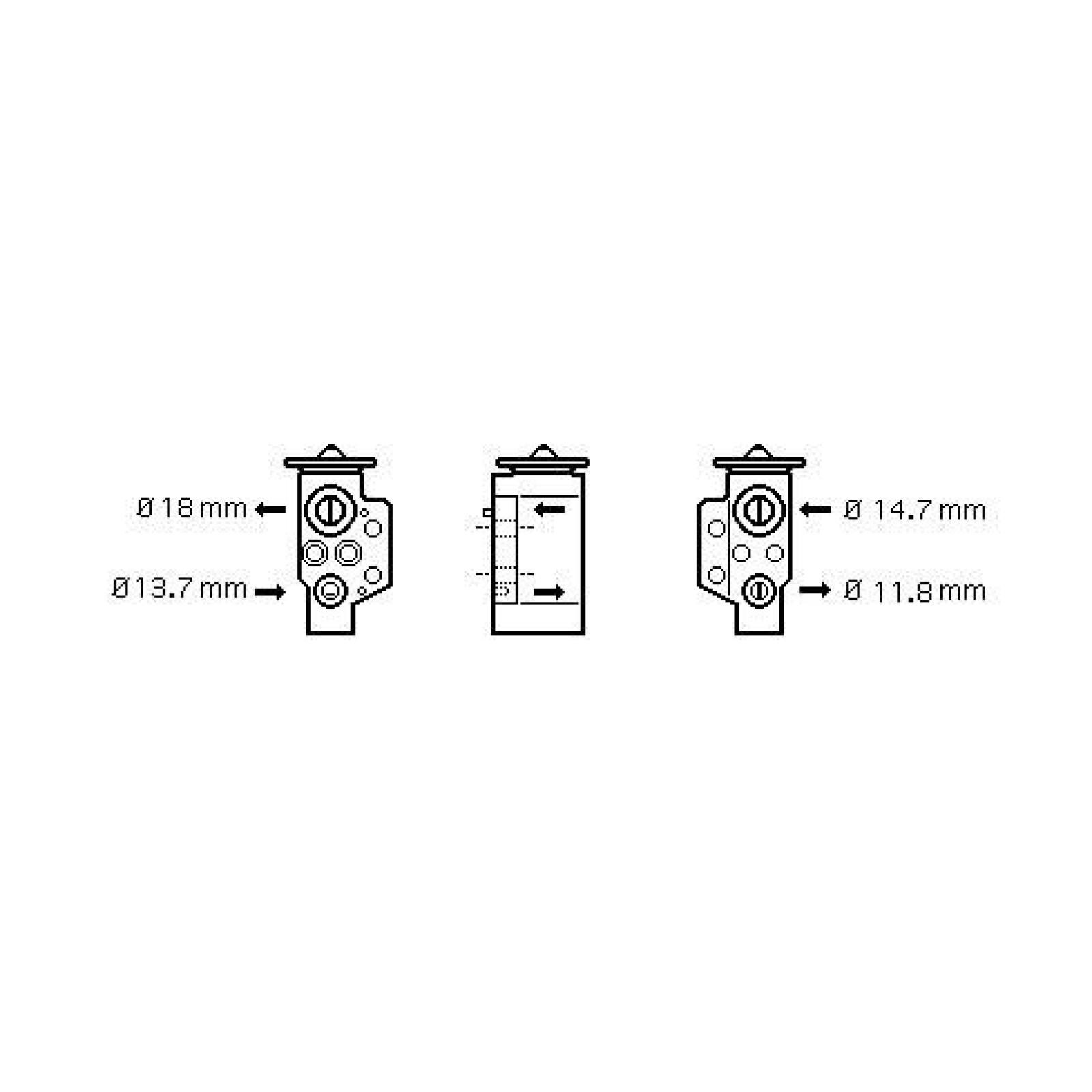 DIEDERICHS Expansieventiel airco DCE1094 DIEDERICHS DCE1094 Expansieventiel airco VW Jetta 1k2 prijs